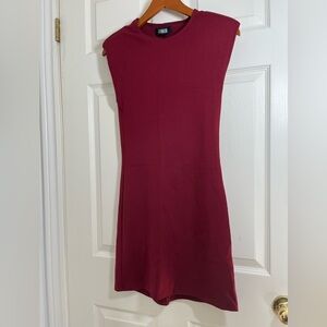 Reformation Wine Red Sleeveless Mini Dress